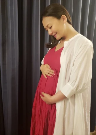 2019年に妊娠を発表した華原朋美